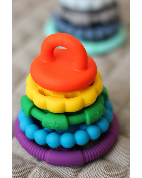 Jellystone Rainbow Stacker Teether And Toy