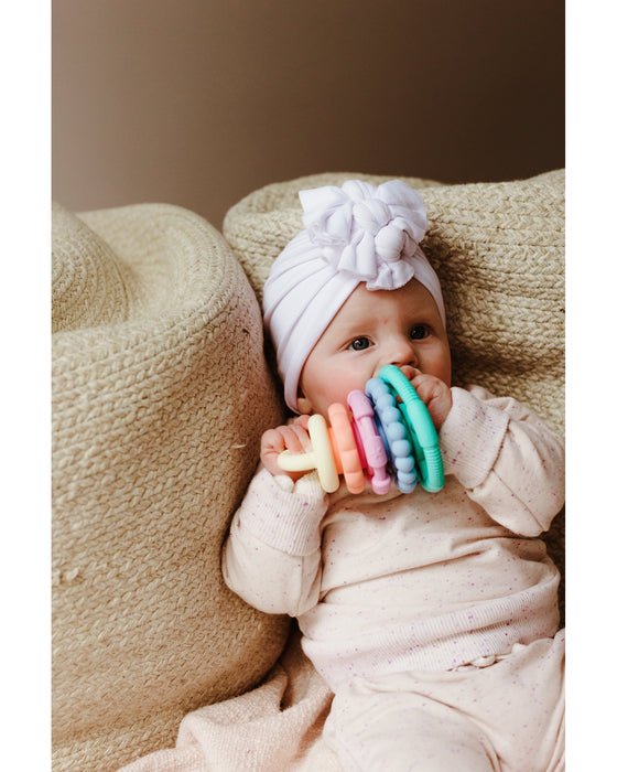 Jellystone Pastel Rainbow Stacker Teether And Toy