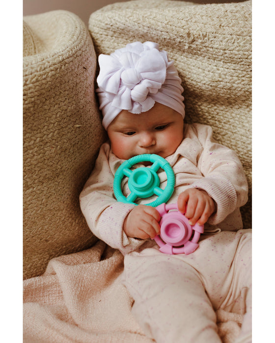 Jellystone Pastel Rainbow Stacker Teether And Toy