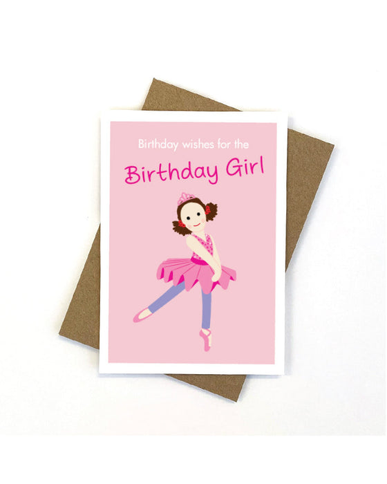 Candlebark Jemima Ballerina Card