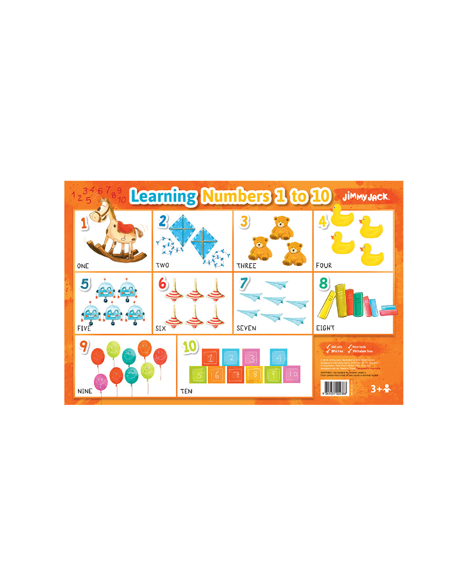 Placemat Numbers 1 To 10