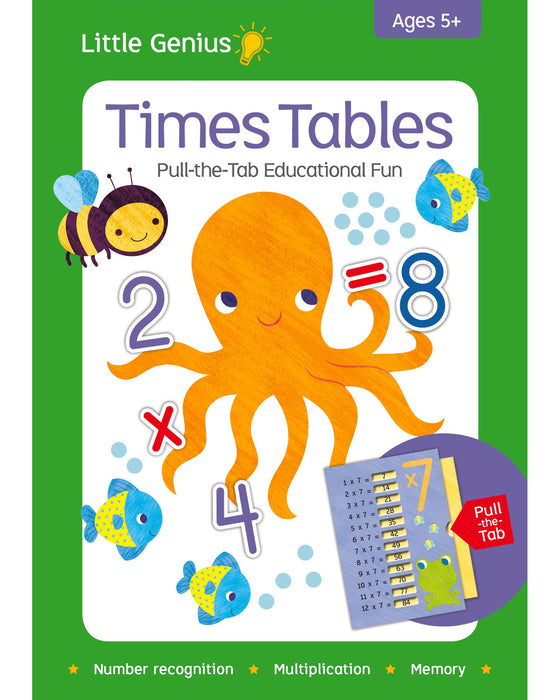 Little Genius Giant Flashcards Times Tables