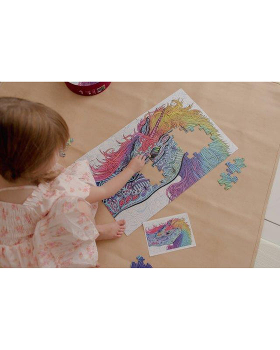 Mindful Living Kids 72 pc Puzzle Brave as a Unicorn
