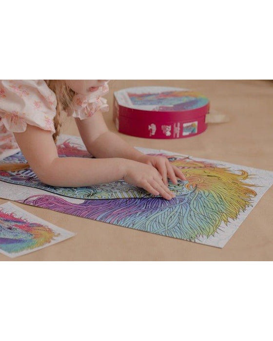 Mindful Living Kids 72 pc Puzzle Brave as a Unicorn