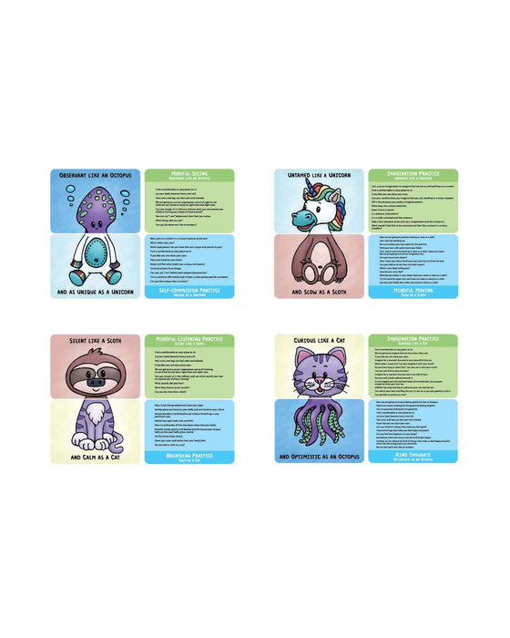 Mindful Living Affirmation Friends Cards