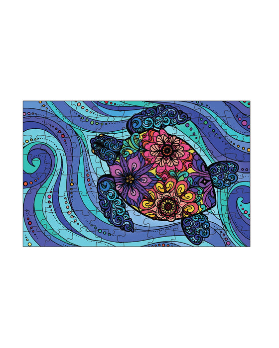 Mindful Living Kids 72 pc Puzzle Flow like a Turtle