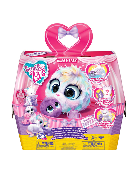 Little Live Pets Scruff A Luvs S9 Mum Baby Rainbow Assorted