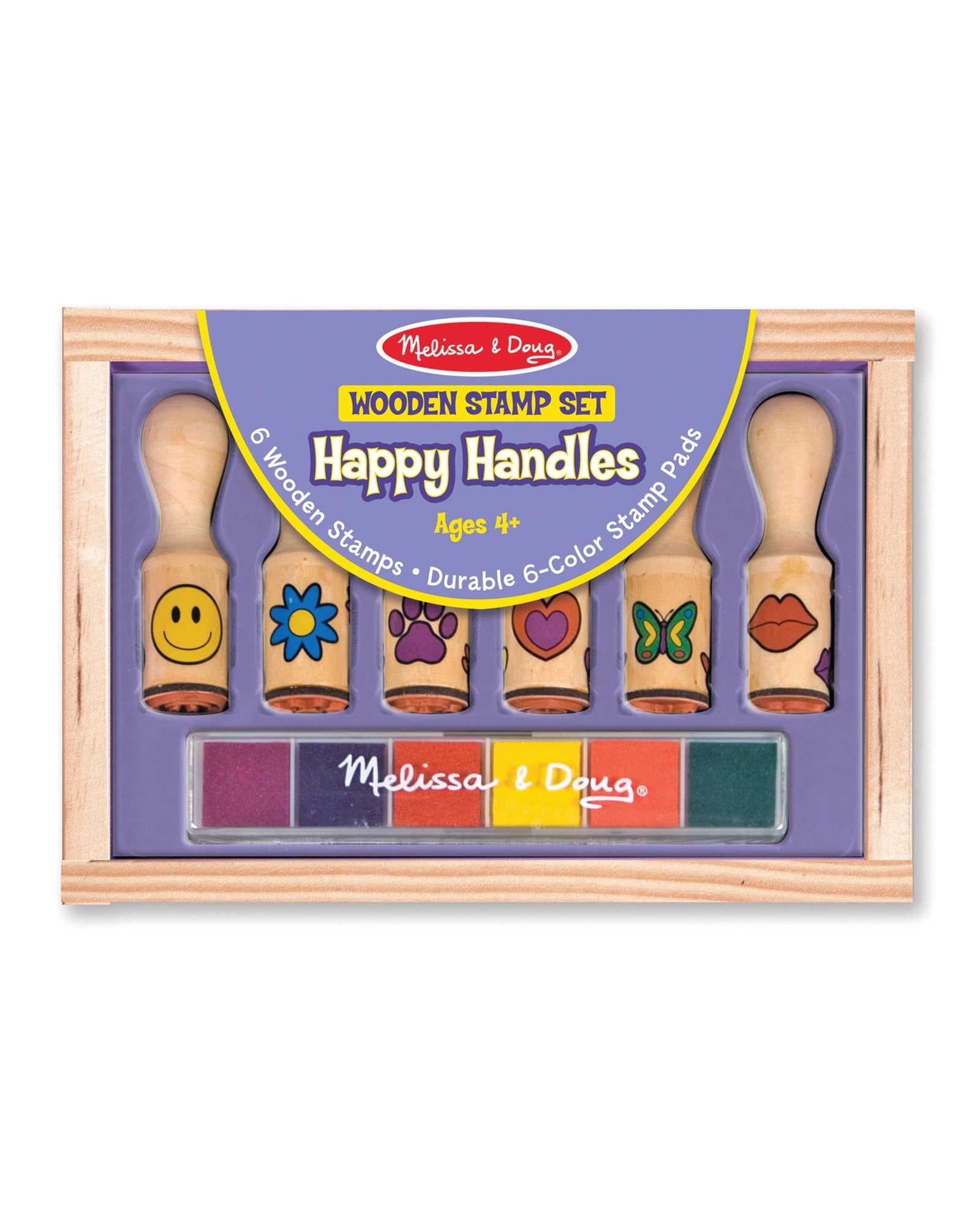 Melissa Doug Happy Handle Stamp Set