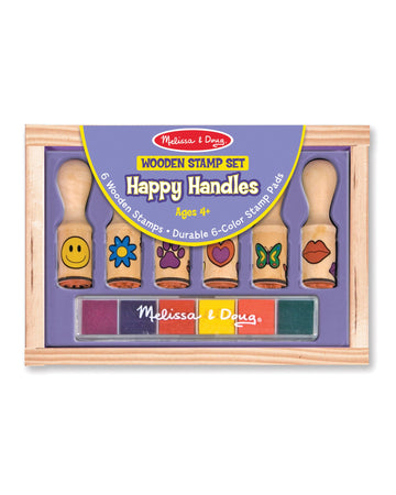 Melissa Doug Happy Handle Stamp Set