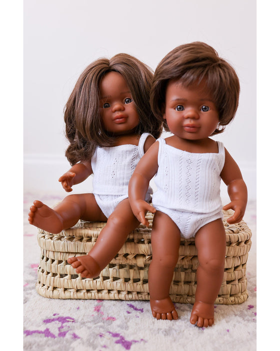 Miniland Baby Doll Aboriginal Girl 38cm