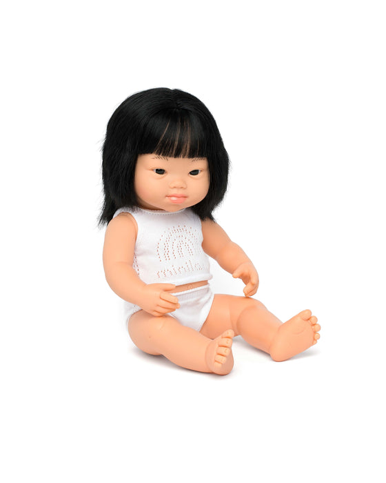Miniland Asian Girl With Down Syndrome 38 cm