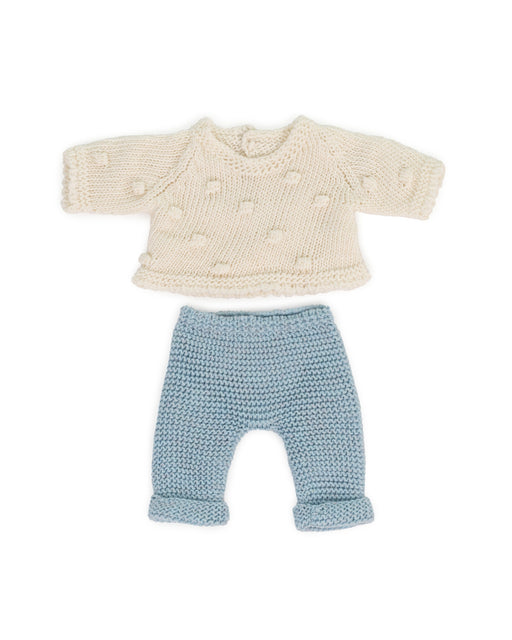 Miniland Eco Knitted Sweater and Trousers 21cm
