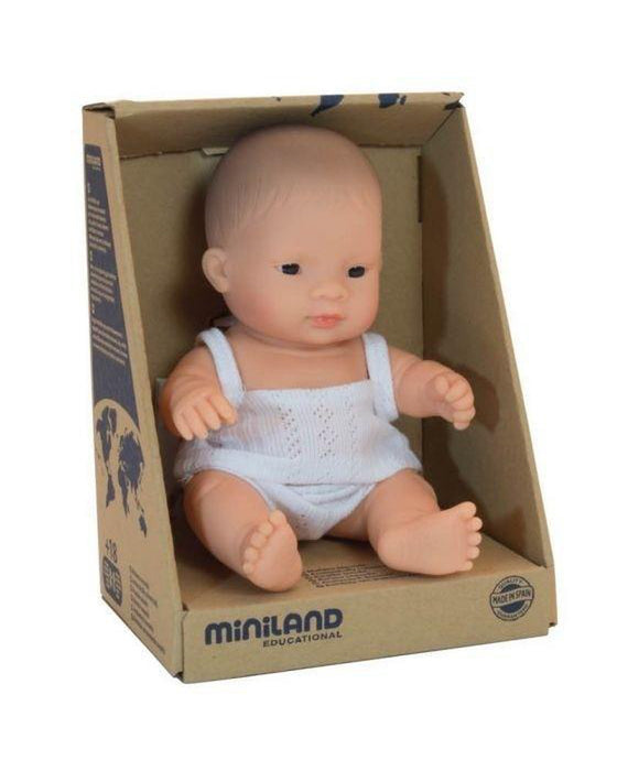 Miniland Baby Doll Asian Girl 21cm