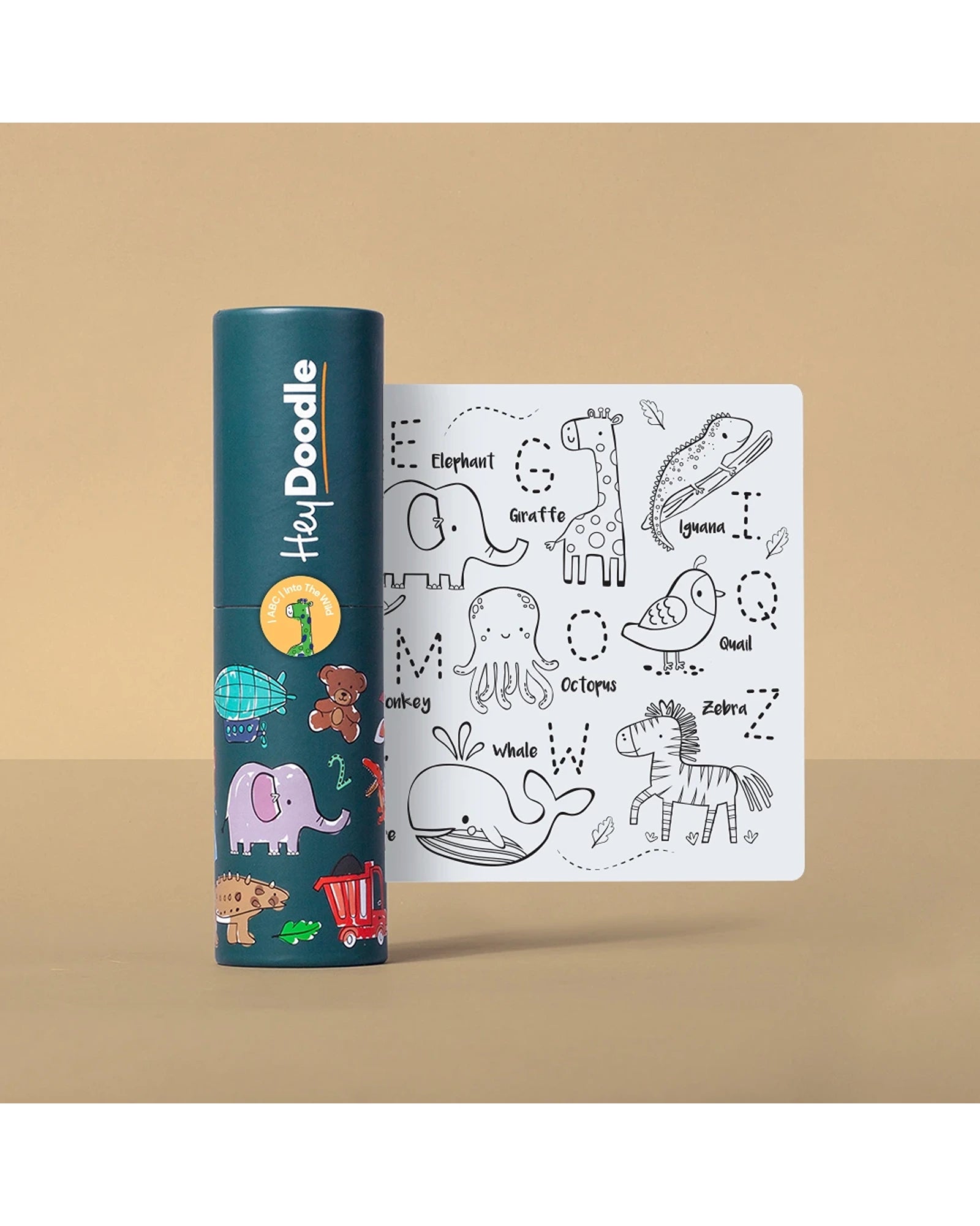 HeyDoodle MiniMats ABC Series Animals