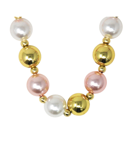 Pink Poppy Necklace You Are Golden Pearl