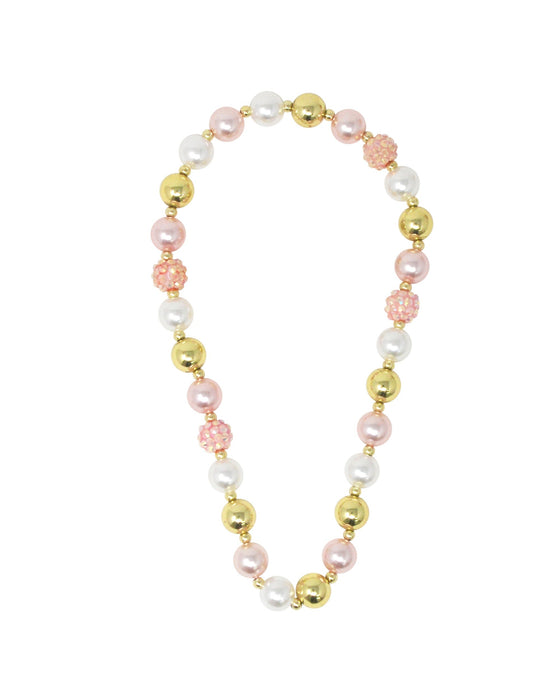 Pink Poppy Necklace You Are Golden Pearl