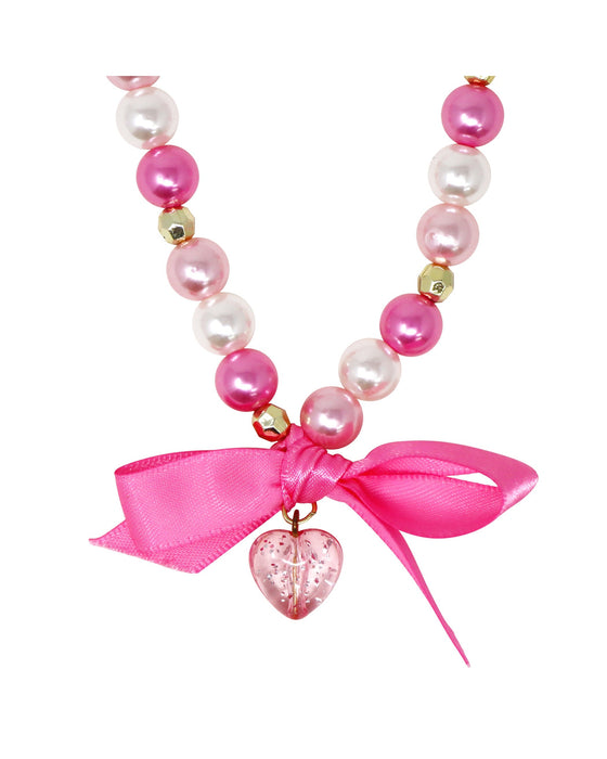 Pink Poppy Necklace Rainbow Star Sparkle