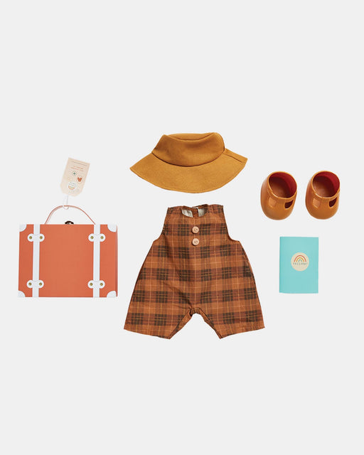 Doll Apparel Dinkum Doll Travel Togs Apricot