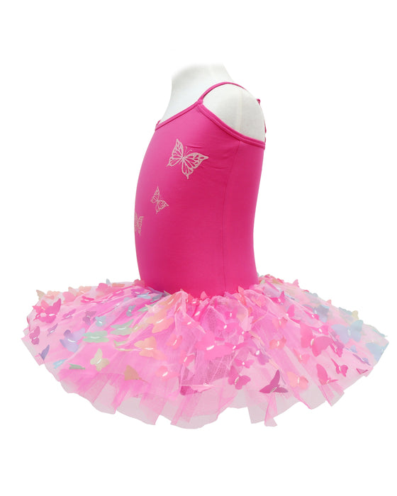 Pink Poppy Rainbow Butterfly Tutu Hot Pink 5 to 6