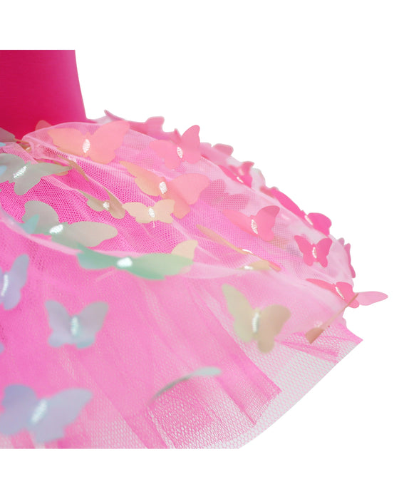 Pink Poppy Rainbow Butterfly Tutu Hot Pink 5 to 6