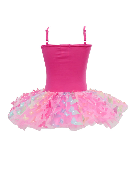 Pink Poppy Rainbow Butterfly Tutu Hot Pink 3 to 4