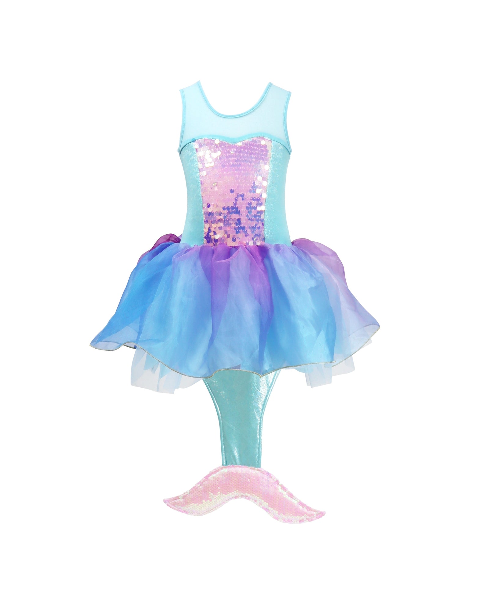 Pink Poppy Mermaid Dress 3 to 4