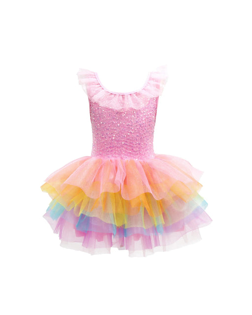Pink Poppy Unicorn Dreamer Rainbow Party Dress Size 3 to 4
