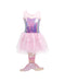 Pink Poppy Shimmering Mermaid Dress with Tail Size 3 to 4