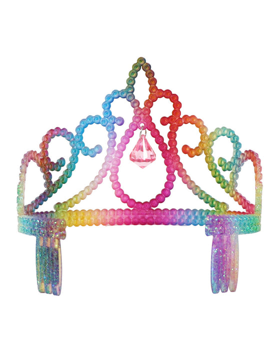 Pink Poppy Mermaid Glitter Crown