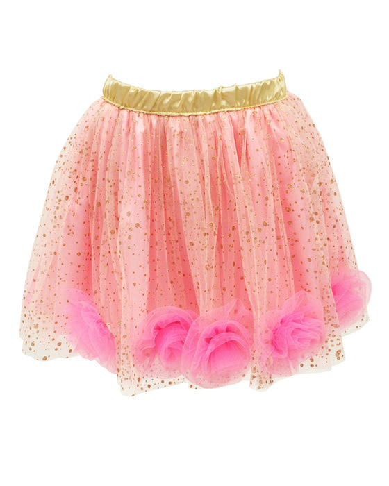 Pink Poppy Rose Tutu Skirt Size 5-6 Pirouette Princess