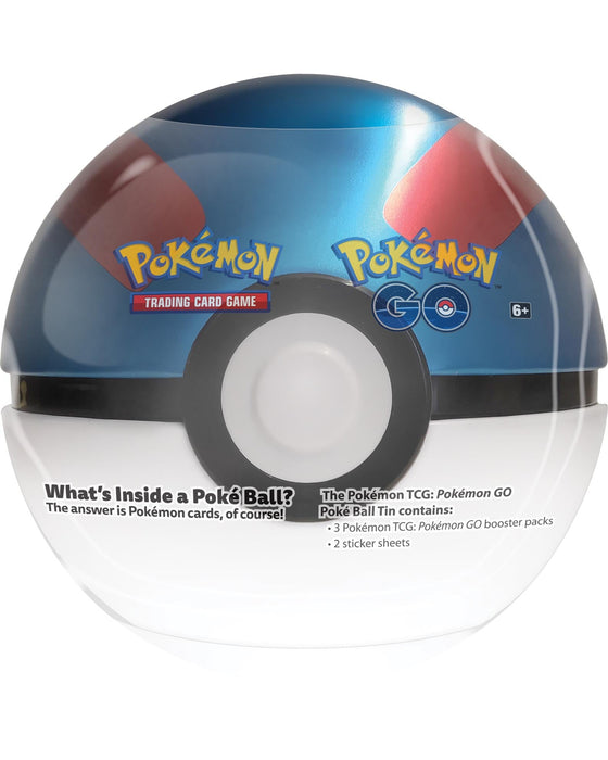 Pokémon TCG: Pokémon GO Poké Ball Tin - Assorted