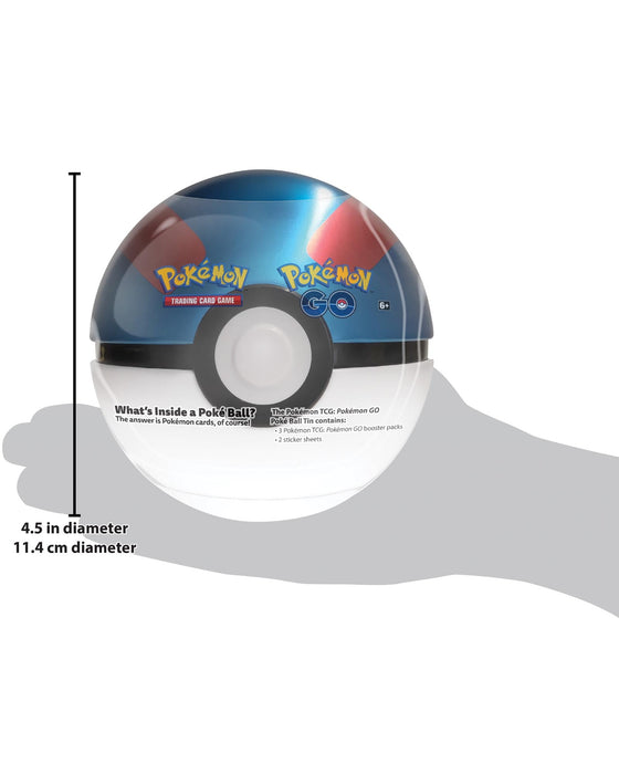 Pokémon TCG: Pokémon GO Poké Ball Tin - Assorted