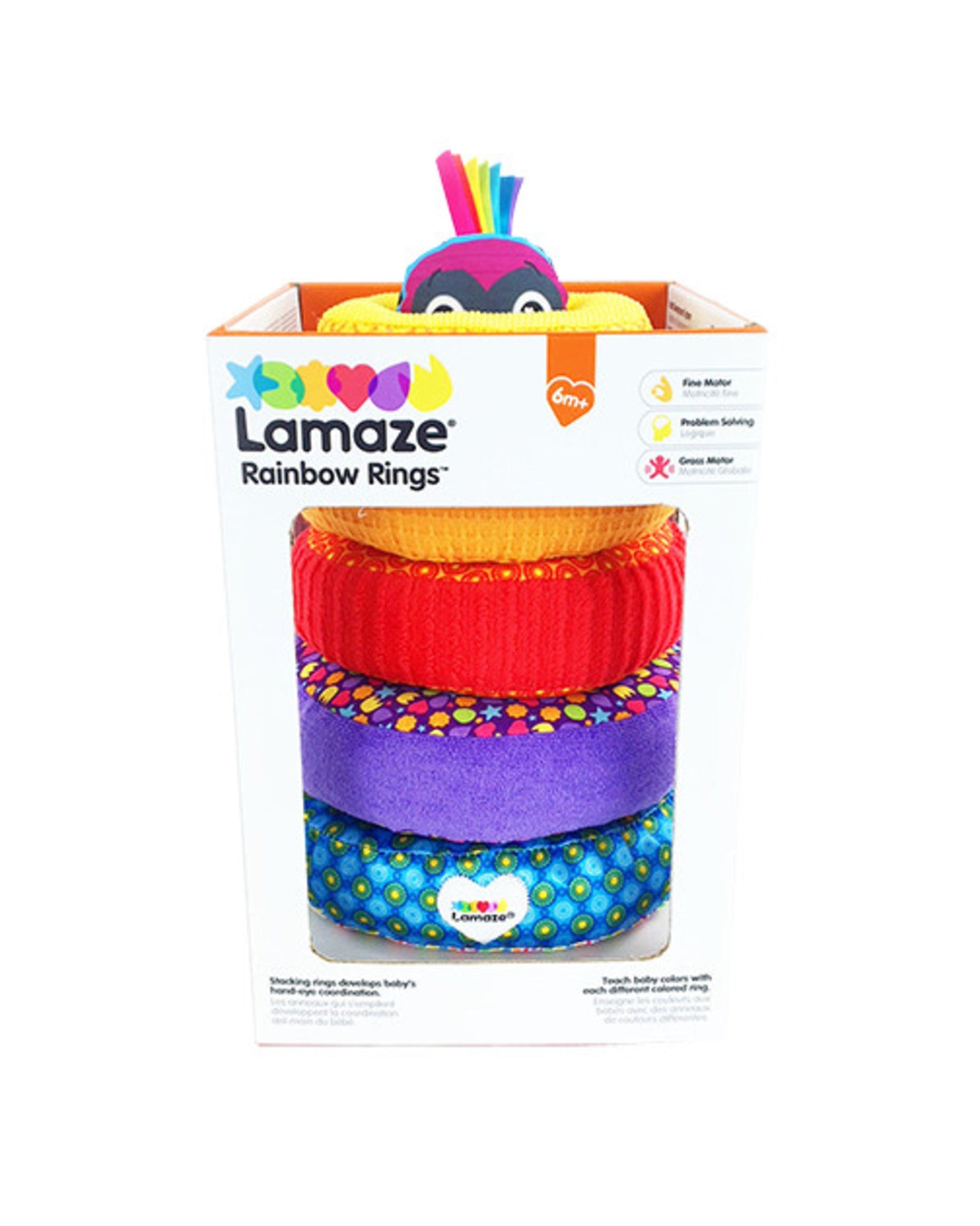 Lamaze Rainbow Stacking Rings Kidstuff