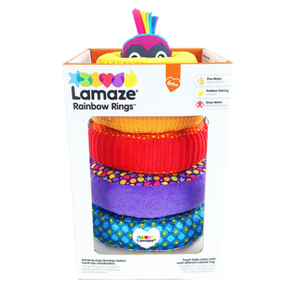 Lamaze Rainbow Stacking Rings Kidstuff