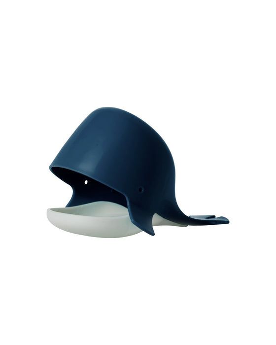 Boon CHOMP Hungry Whale Bath Toy Navy