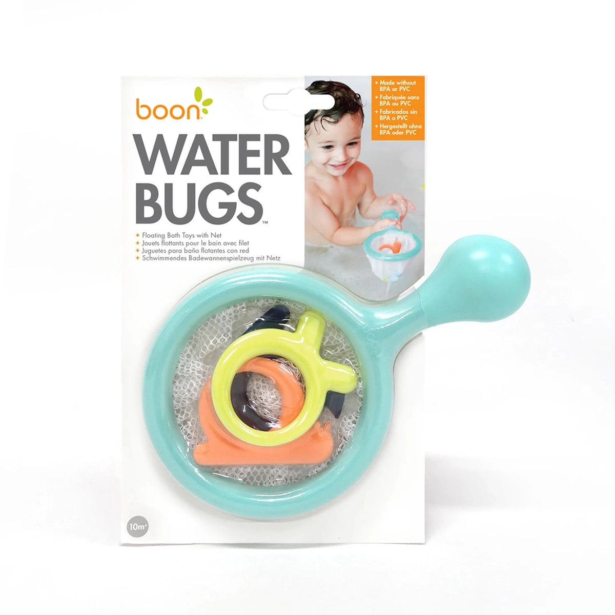 Boon Water Bugs Floating Bath Toys with Net - Aqua — Kidstuff