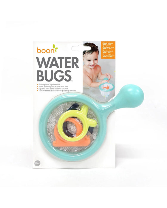 Boon Water Bugs Floating Bath Toys with Net - Aqua