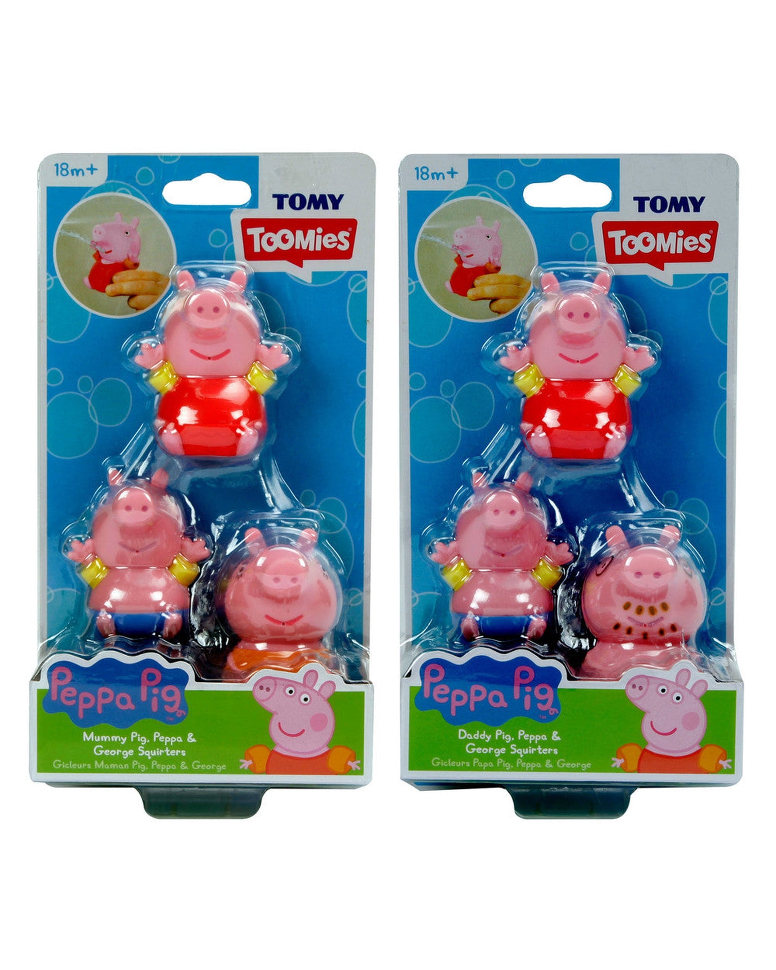 Peppa Pig Family Bath Squirters - Assorted