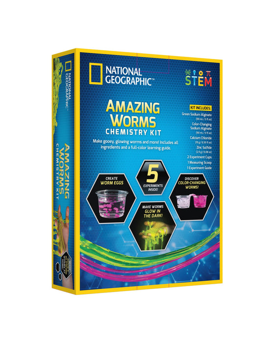 National Geographic Amazing Worms Chemistry Kit