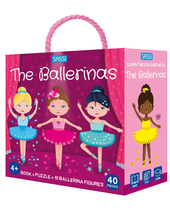 Sassi 3D Puzzle And Book Learn Colours Ballerinas