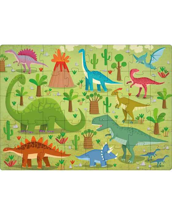 Sassi Learn Dinosaurs 3D Puzzle and Book Set - Kidstuff