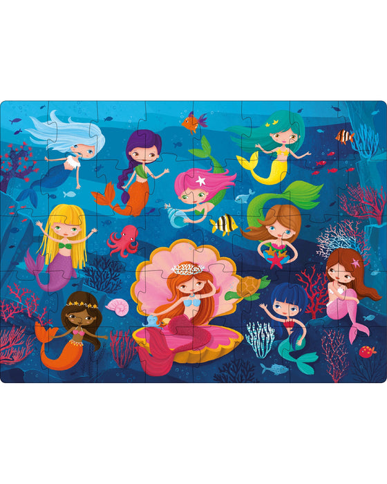 Sassi Learn Mermaids 3D Puzzle and Book Set - Kidstuff