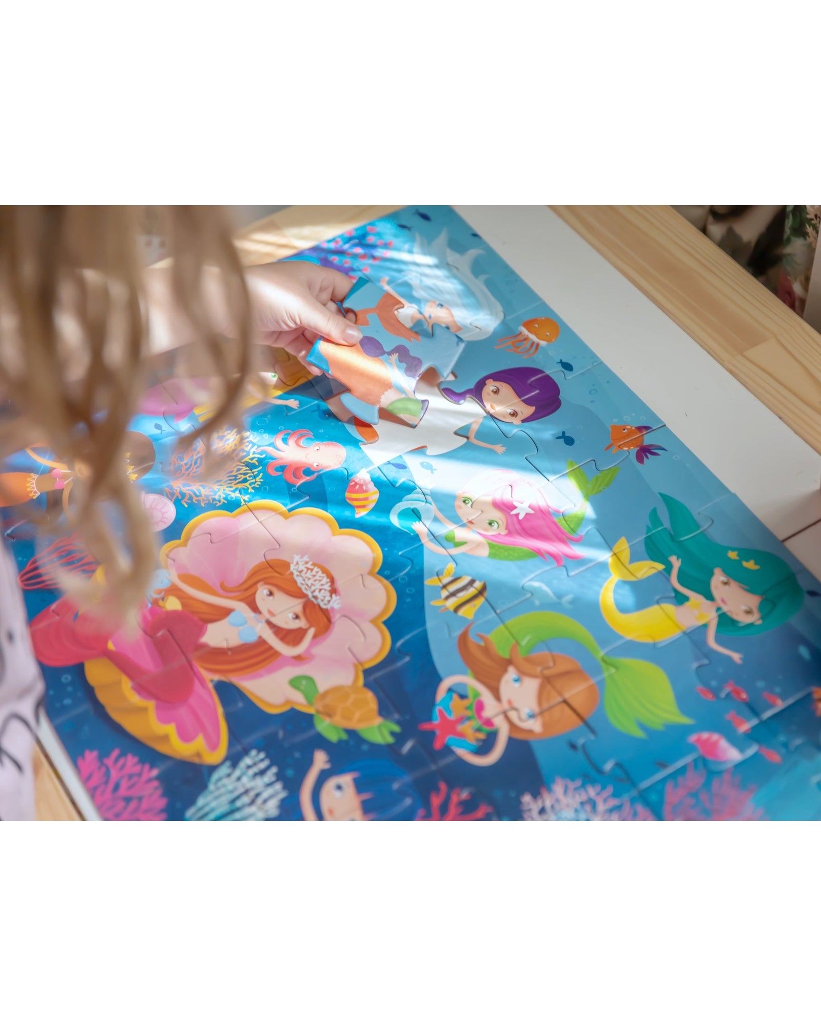 Sassi Learn Mermaids 3D Puzzle and Book Set - Kidstuff
