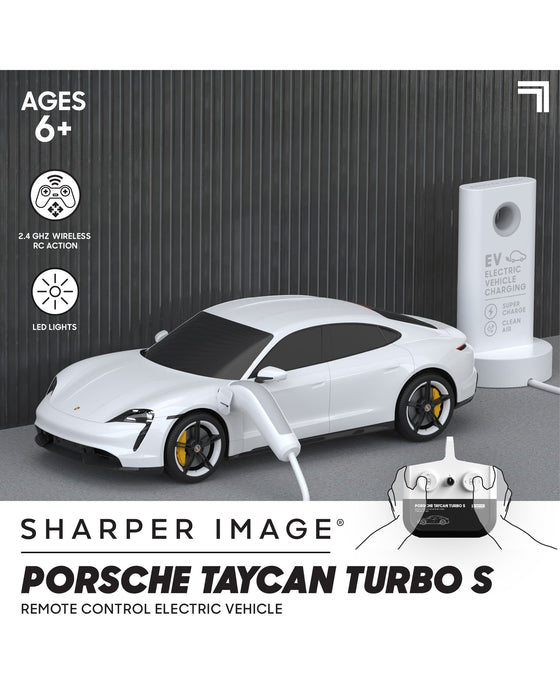 Sharper Image Toy RC Porsche Taycan Turbo S