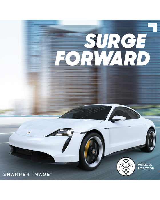 Sharper Image Toy RC Porsche Taycan Turbo S