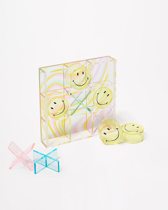 Smiley Lucite Tic Tac Toe