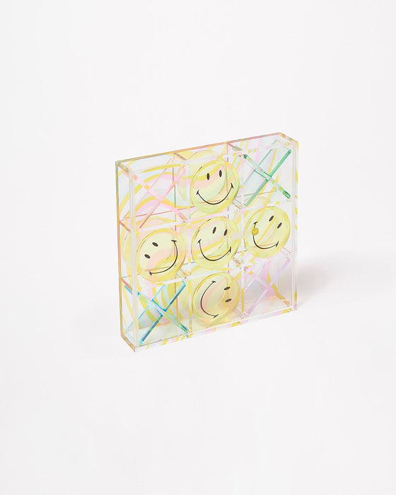 Smiley Lucite Tic Tac Toe