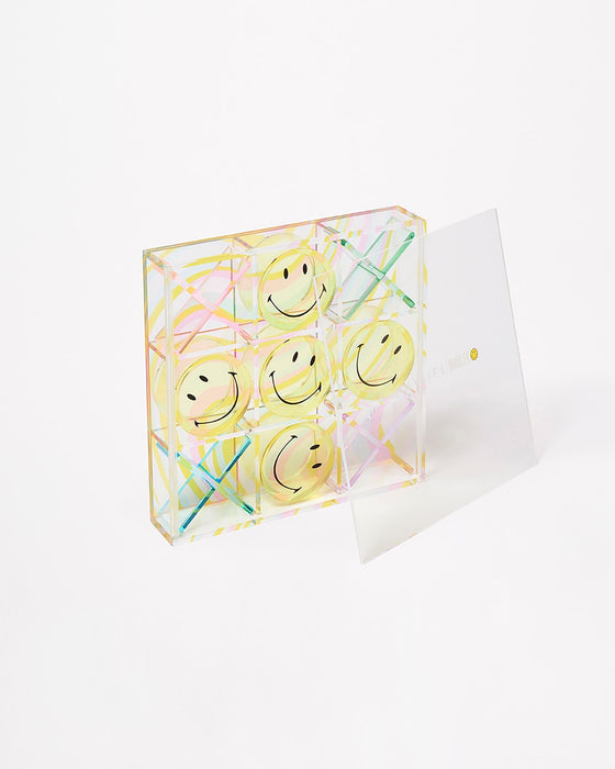 Smiley Lucite Tic Tac Toe