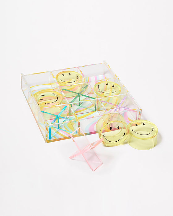 Smiley Lucite Tic Tac Toe