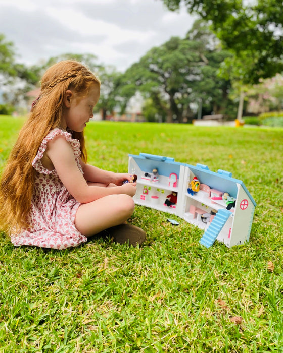 Saint Germaine Primrose Cottage Doll House with Furniture